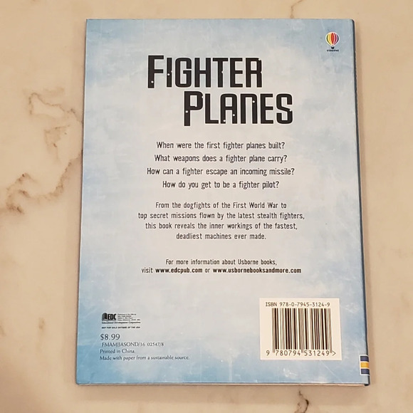 Drones and Fighter Planes Usborne Lot Great Kid Teen Christmas or Holiday Gift - Picture 6 of 10